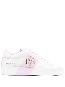 Philipp Plein baskets Hexagon - Blanc