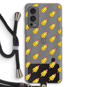 Waterijsjes: OnePlus Nord 2 5G Transparant Hoesje met koord