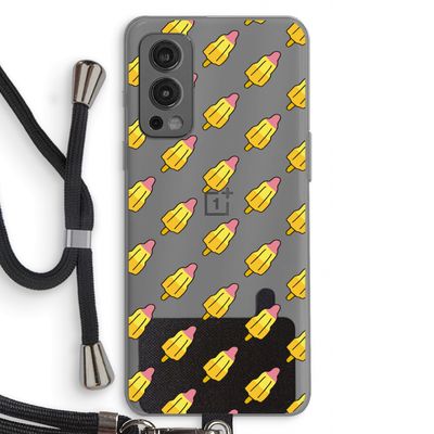 Waterijsjes: OnePlus Nord 2 5G Transparant Hoesje met koord