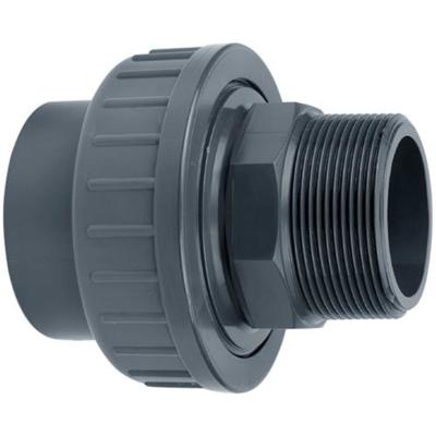Aquaforte PVC Koppeling 90mm x 3" - Lijm/Buitendraad, Eenvoudige Installatie & Duurzaam