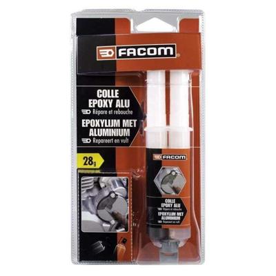 FACOM Epoxylijm - Tweecomponenten-spuit met dop - 28 g