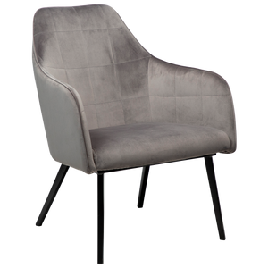 EMBRACE lounge stoel Danform aluminium velours