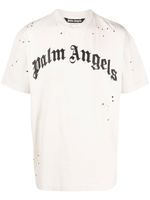 Palm Angels t-shirt à logo imprimé - Blanc - thumbnail