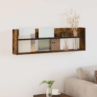 Tijdschrift Rek Gerookt eiken 100 x 12 x 30 cm Bewerkt hout