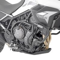 GIVI Valbeugel, Valbeugels voor de moto, TN6415 Zwart gepoedercoat staal onderzijde