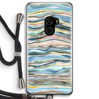 Watercolor Agate: Xiaomi Mi Mix 2 Transparant Hoesje met koord