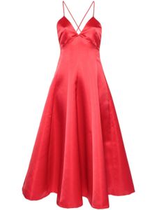 Philosophy Di Lorenzo Serafini robe longue en satin à coupe évasée - Rose