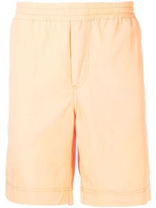 MSGM short à taille élastiquée - Orange