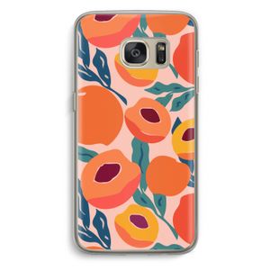 Perzik: Samsung Galaxy S7 Transparant Hoesje