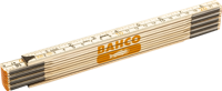 Bahco houten duimstok 2 meter metrisch