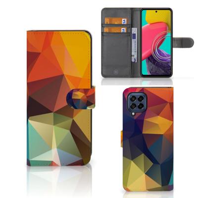 Samsung Galaxy M53 | Book Case | Polygon Color