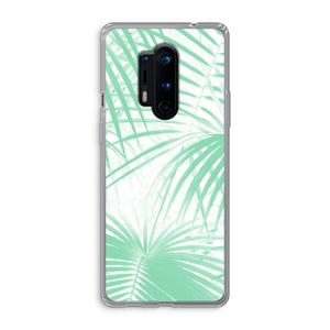 Palmbladeren: OnePlus 8 Pro Transparant Hoesje