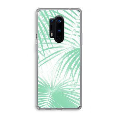 Palmbladeren: OnePlus 8 Pro Transparant Hoesje