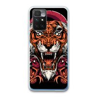 Tiger and Rattlesnakes: Xiaomi Redmi 10 Transparant Hoesje