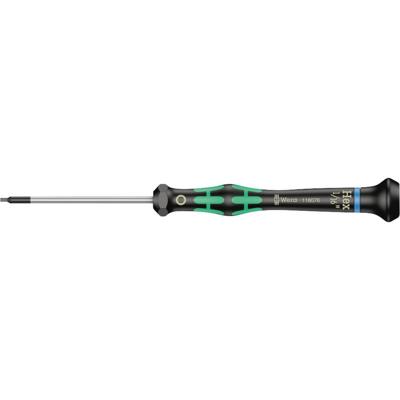 Wera 2054 Elektronica en fijnmechanica Inbusschroevendraaier Sleutelbreedte (metrisch): 1.6 mm Sleutelbreedte (inch): 1/16 inch Koplengte: 60 mm Afmeting,