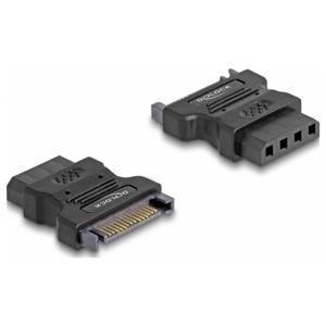 Delock Adapter Schijf, Stroom [1x Molex 4-polig bus - 1x SATA-stroomstekker]