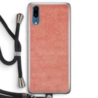Marrakech Walls: Huawei P20 Transparant Hoesje met koord