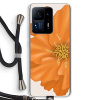 Orange Ellila flower: Xiaomi Mi Mix 4 Transparant Hoesje met koord
