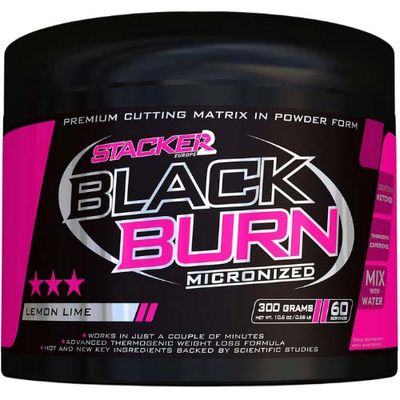 Black Burn Micronized 300g Lemon Lime