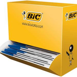 BIC 942910 Balpen (wegwerp) Cristal Blauw 0.4 mm Onuitwisbaar: Ja 100 stuk(s)