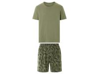 LIVERGY Korte heren pyjama (Groen/print, XL) LIVERGY Korte heren pyjama (Groen/print, XL)