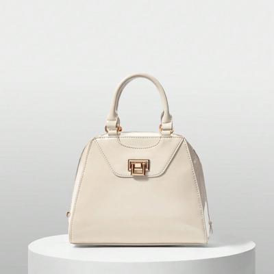 Bon&Bon Casual Handbag For Commuting, Fashionable Burgundy Bag, Bag For Women Elegant Valentines Beige / one-size