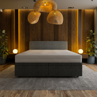 Boxspring Met Opbergruimte Hotel Essence - Antraciet - Dekbed-Discounter.nl