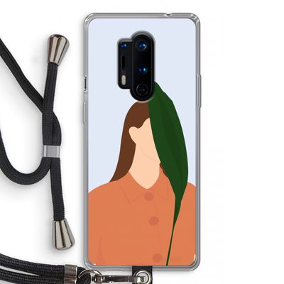 Leaf: OnePlus 8 Pro Transparant Hoesje met koord