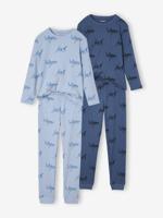Set van 2 jongenspyjama's Haai marineblauw