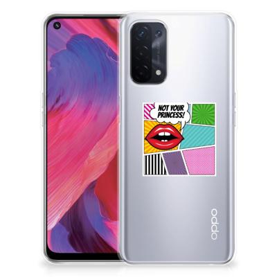 OPPO A93 5G | Sillicone Back Cover | Popart Princess OPPO A93 5G | Sillicone Back Cover | Popart Princess