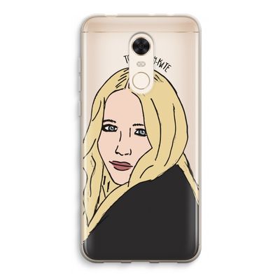 Mary Kate: Xiaomi Redmi 5 Transparant Hoesje