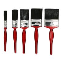 Benson Verfkwasten set - 5-delig - plat - verschillende breedtes - smal - kunststof