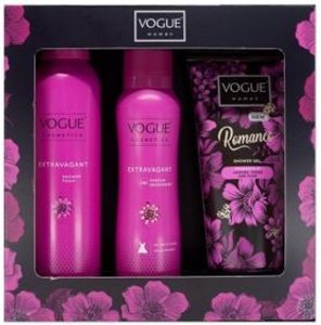 Vogue Women cadeauset extravaganza deo/foam/shower (1 st)