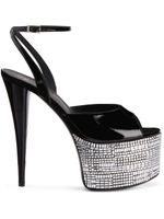 Giuseppe Zanotti sandales Gz Aida 150 mm en cuir - Noir - thumbnail