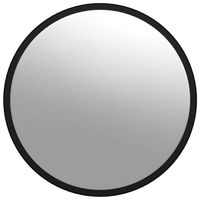 vidaXL Verkeersspiegel voor binnen convex ??40 cm acryl zwart - thumbnail