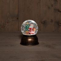 B.O. Globe Pick Up Glitter Water Led Warm White 11X14 cm - Anna's Collection