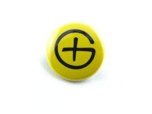 Geocaching Logo - Button, geel (Nr. 13)