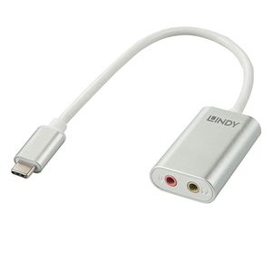 Lindy 42711 mobiele telefoonkabel Wit USB C 3.5mm