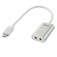 Lindy 42711 mobiele telefoonkabel Wit USB C 3.5mm - thumbnail