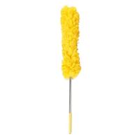 Telescoop plumeau - extra lang 80 tot 280 cm - XXL - geel - stofvanger - duster - uitschuifbaar