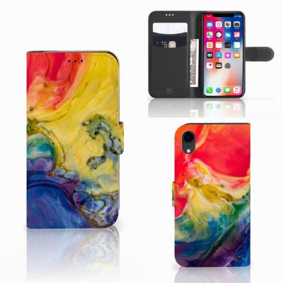 Hoesje Apple iPhone Xr Watercolor Dark Hoesje Apple iPhone Xr Watercolor Dark