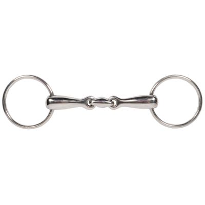 Pagony Watertrens Dubbel 22mm zilver maat:11.5cm