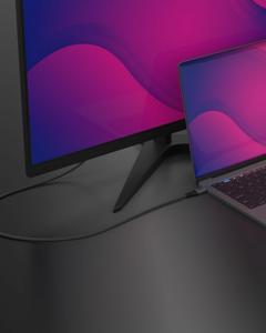 Sitecom CA-1002 tussenstuk voor kabels USB-C HDMI Zwart