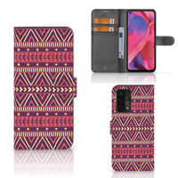 OPPO A54 5G | A74 5G | A93 5G Telefoon Hoesje Aztec Paars