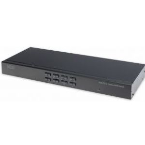 Digitus DS-23200-2 Rack-montage Zwart KVM-switch