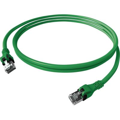 EasyLan DualBoot PushPull IP20 patchkabel, Cat.6A (Klasse EA), S/FTP, groen, 2 m EasyLan DualBoot PushPull IP20 patchkabel, Cat.6A (Klasse EA), S/FTP, groen, 2 m