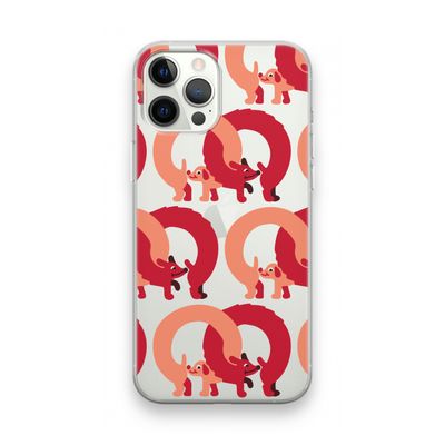 Dogs: iPhone 12 Pro Max Transparant Hoesje