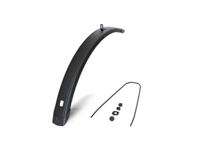 Eurofender Ef spatbord voor tempo square 28 inch 72mm zwart
