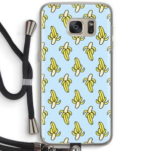 Bananas: Samsung Galaxy S7 Transparant Hoesje met koord