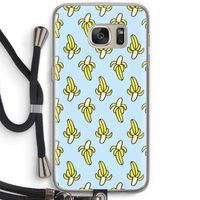 Bananas: Samsung Galaxy S7 Transparant Hoesje met koord